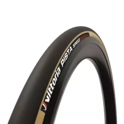 Boyau Vittoria Pista Speed Graphene 2.0 Noir Marron Clair