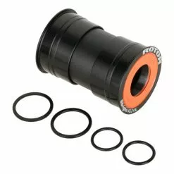 Axe De Pédalier De Route Rotor Press Fit 24mm BB386 EVO Noir