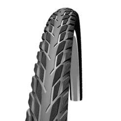 Pneu De Cyclisme Schwalbe Silento HS421 26 x 1,75 Rigide Noir Avec Bande Réfléchissante