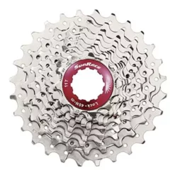 Cassette SunRace 10V 11-32 Aluminium Métal Rouge