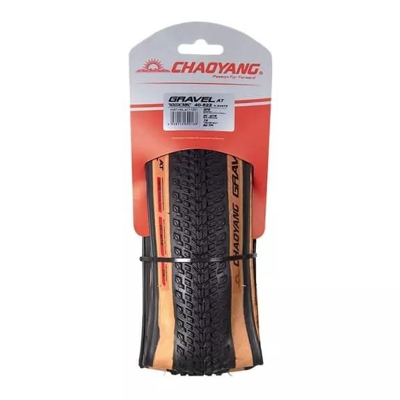Pneu Chaoyang Gravel AT Tubeless Ready 700x38 Noir Marron – Image 2