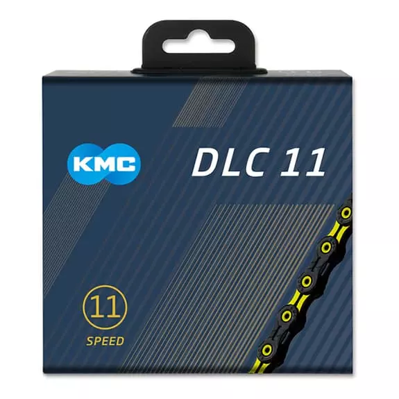 Chaine KMC X11SL DLC 11V Noir Jaune