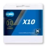Chaîne KMC X10 114 Maillons 10 Vitesses Noir