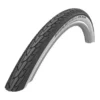 Pneu Rigide Schwalbe Road Cruiser 28x1.60 GreenCompound K-Guard TwinSkin Réfléchissant Noir Blanc