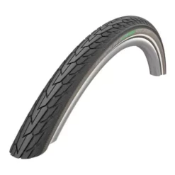 Pneu Rigide Schwalbe Road Cruiser 28x1.75 GreenCompound K-Guard TwinSkin Réfléchissant Noir Marron