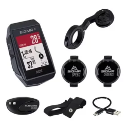 Compteur De Vélo Sigma ROX 11.1 Evo + Capteur De Cadence Et De Vitesse Noir