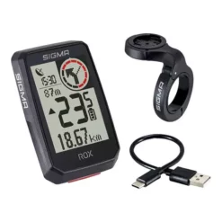 Compteur De Vélo Sigma ROX 2.0 + Support Noir
