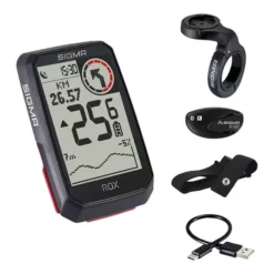 Compteur De Vélo Sigma ROX 4.0 + HR Set Noir