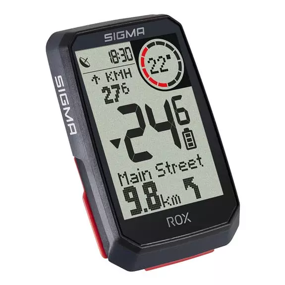 Compteur De Vélo Sigma ROX 4.0 + HR Set Noir – Image 5