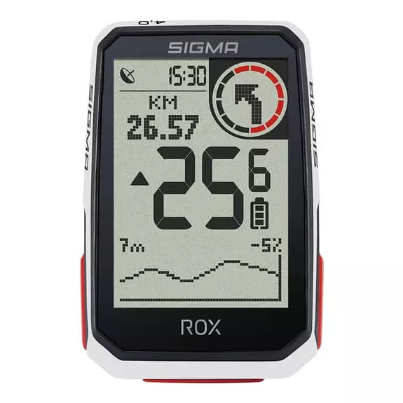 Compteur De Vélo Sigma ROX 4.0 + HR Set Blanc – Image 2