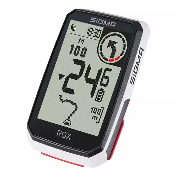 Compteur De Vélo Sigma ROX 4.0 + HR Set Blanc – Image 5
