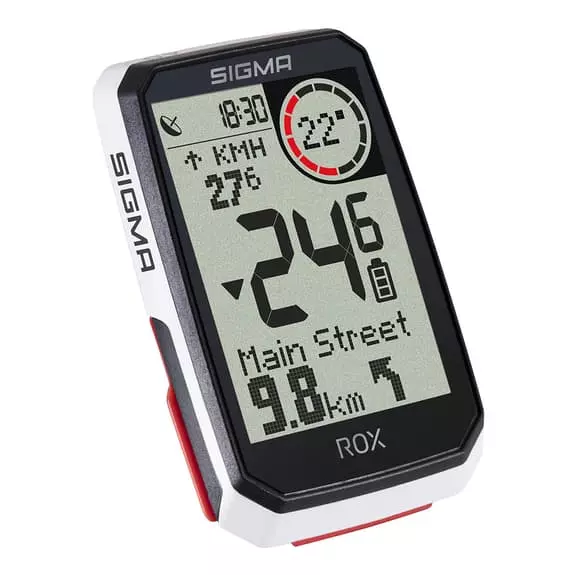 Compteur De Vélo Sigma ROX 4.0 + HR Set Blanc – Image 4